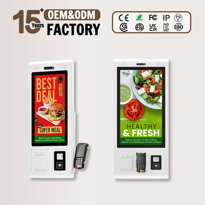 Display Size 21.5 To 32 Self Order Kiosk Offering Self Service Capabilities with POS and Inventory Systems Integration