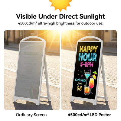 P2.5 Outdoor LED Mobile Display | High-Brightness 4500nit Battery-Powered Sign