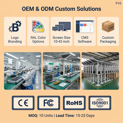 31.2 inch Solar E-Paper Display | Off-Grid Outdoor Digital Signage