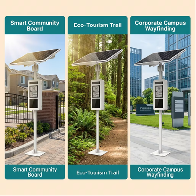 31.2 inch Solar E-Paper Display | Off-Grid Outdoor Digital Signage