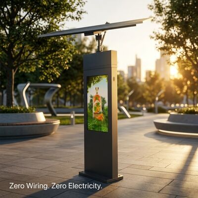 Solar Tracking Digital Signage | Auto Sun-Tracking | IP65 | Off-Grid