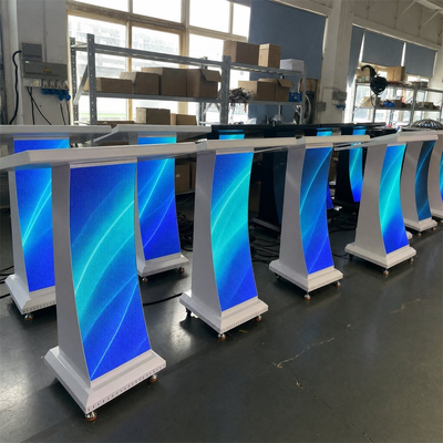 GOB Full Protection LED Podium Screen Curved Flexible Panel Plug Play Wireless Async Novastar Conference