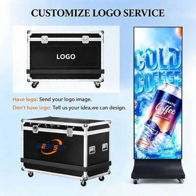 Custom Outdoor LED Poster Screen 640x1600mm P1.538 High Definition Advertising Display OEM ODM