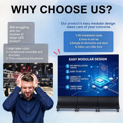 Custom Outdoor LED Poster Screen 640x1600mm P1.538 High Definition Advertising Display OEM ODM