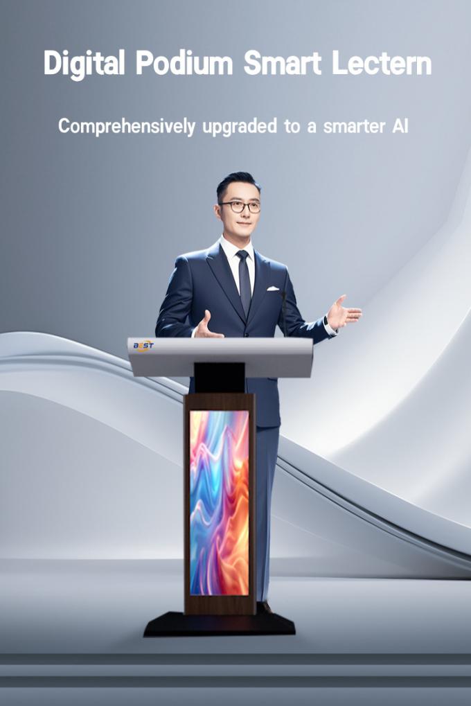 Interactive Digital Podium with Touch Screen & Built-in Computer